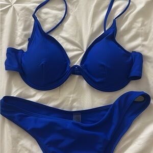 Blue Women's Bikini Set